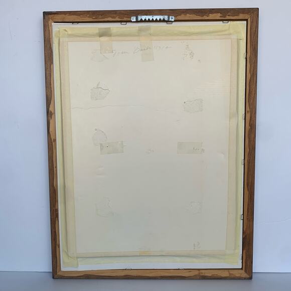 Louis Armstrong Portrait Drawing Wall Art Framed Double Matted - Picture 9 of 10